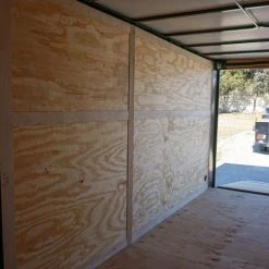 7x16 Enclosed Trailer Charcoal V-Nose Blackout Package Tandem Axle -Cheap Trailers Store dsc03628 2 1