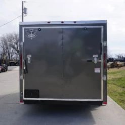 7x12 Enclosed Charcoal Trailer with Silver ATP 3500lb Axle -Cheap Trailers Store dsc04042 1 1