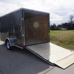 7x12 Enclosed Charcoal Trailer with Silver ATP 3500lb Axle -Cheap Trailers Store dsc04051 1 1