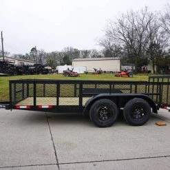 6.4x14-2ft Mesh Side Utility Trailer Dovetail (2) 3500lb Axle -Cheap Trailers Store dsc04088 1 1