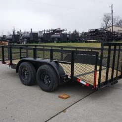 6.4x14-2ft Mesh Side Utility Trailer Dovetail (2) 3500lb Axle -Cheap Trailers Store dsc04089 1