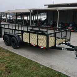 6.4x14-2ft Mesh Side Utility Trailer Dovetail (2) 3500lb Axle -Cheap Trailers Store dsc04092 1 1