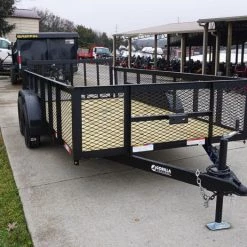 6.4x14-2ft Mesh Side Utility Trailer Dovetail (2) 3500lb Axle -Cheap Trailers Store dsc04093 1 1