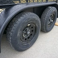 6.4x14-2ft Mesh Side Utility Trailer Dovetail (2) 3500lb Axle -Cheap Trailers Store dsc04098 2 1