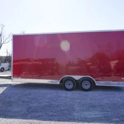 Enclosed Trailer 8.5' X 20' Custom Red Event 41 Enclosed Trailer 8.5' X 20' Custom Red Event -Cheap Trailers Store dsc04384 1 1