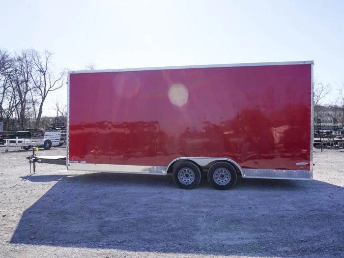 Enclosed Trailer 8.5' X 20' Custom Red Event 11 Enclosed Trailer 8.5' X 20' Custom Red Event - Image 9