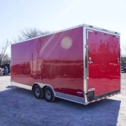 Enclosed Trailer 8.5' X 20' Custom Red Event 42 Enclosed Trailer 8.5' X 20' Custom Red Event -Cheap Trailers Store dsc04385 1 1