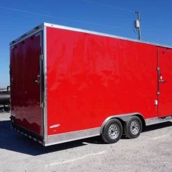 Enclosed Trailer 8.5' X 20' Custom Red Event 44 Enclosed Trailer 8.5' X 20' Custom Red Event -Cheap Trailers Store dsc04387 1 1