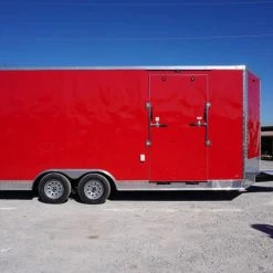 Enclosed Trailer 8.5' X 20' Custom Red Event 45 Enclosed Trailer 8.5' X 20' Custom Red Event -Cheap Trailers Store dsc04388 1