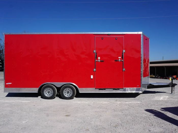 Enclosed Trailer 8.5' X 20' Custom Red Event 15 Enclosed Trailer 8.5' X 20' Custom Red Event - Image 13
