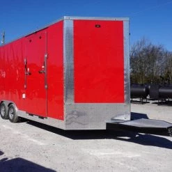 Enclosed Trailer 8.5' X 20' Custom Red Event 46 Enclosed Trailer 8.5' X 20' Custom Red Event -Cheap Trailers Store dsc04389 1