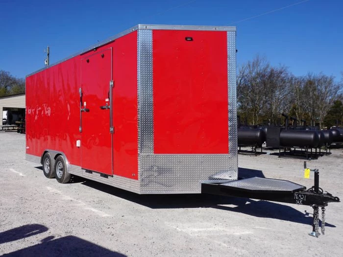 Enclosed Trailer 8.5' X 20' Custom Red Event 16 Enclosed Trailer 8.5' X 20' Custom Red Event - Image 14