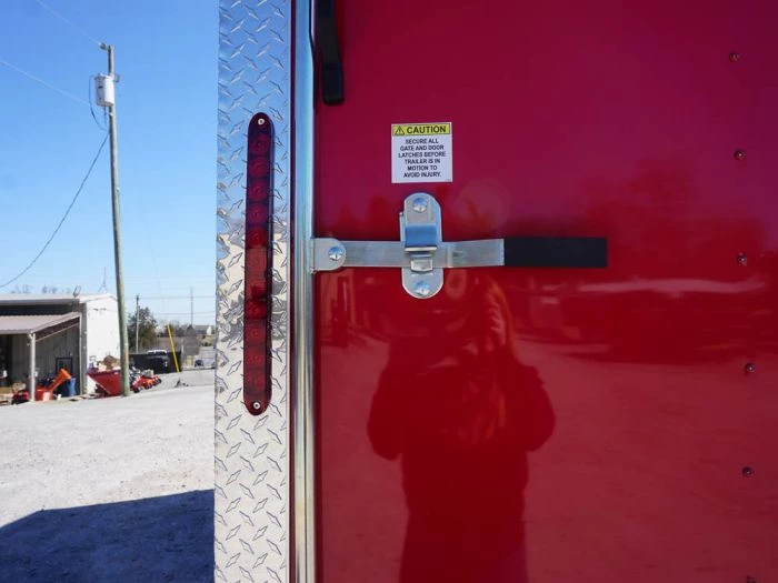Enclosed Trailer 8.5' X 20' Custom Red Event 18 Enclosed Trailer 8.5' X 20' Custom Red Event - Image 16