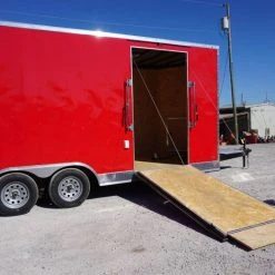 Enclosed Trailer 8.5' X 20' Custom Red Event 49 Enclosed Trailer 8.5' X 20' Custom Red Event -Cheap Trailers Store dsc04392 1 1