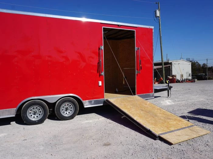 Enclosed Trailer 8.5' X 20' Custom Red Event 19 Enclosed Trailer 8.5' X 20' Custom Red Event - Image 17