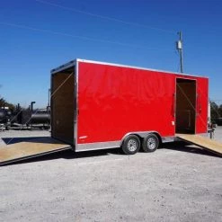 Enclosed Trailer 8.5' X 20' Custom Red Event 50 Enclosed Trailer 8.5' X 20' Custom Red Event -Cheap Trailers Store dsc04394 1 1