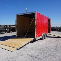Enclosed Trailer 8.5' X 20' Custom Red Event 51 Enclosed Trailer 8.5' X 20' Custom Red Event -Cheap Trailers Store dsc04395 1 1