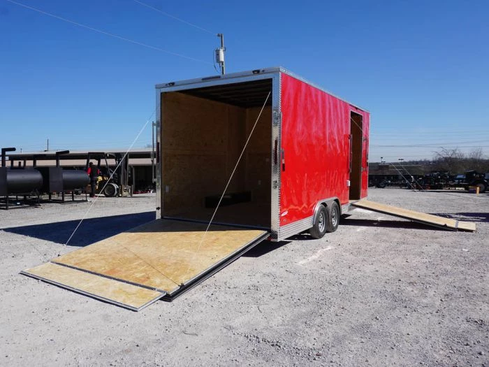 Enclosed Trailer 8.5' X 20' Custom Red Event 21 Enclosed Trailer 8.5' X 20' Custom Red Event - Image 19