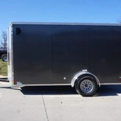 Enclosed Trailer 6'x12' Charcoal- V-Nose 3,500 lb. Axle -Cheap Trailers Store dsc04415 2