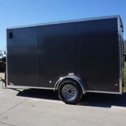 Enclosed Trailer 6'x12' Charcoal- V-Nose 3,500 lb. Axle -Cheap Trailers Store dsc04416 2