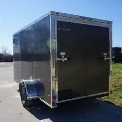 Enclosed Trailer 6'x12' Charcoal- V-Nose 3,500 lb. Axle -Cheap Trailers Store dsc04417 2