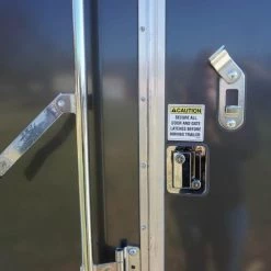 Enclosed Trailer 6'x12' Charcoal- V-Nose 3,500 lb. Axle -Cheap Trailers Store dsc04424 1 2