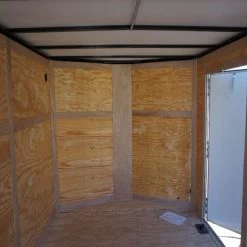Enclosed Trailer 6'x12' Charcoal- V-Nose 3,500 lb. Axle -Cheap Trailers Store dsc04435 1 1