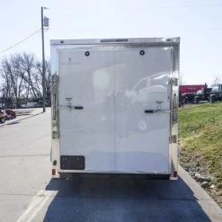 Enclosed Trailer 6'x12' White V-Nose 3,500 lb. Axle Polycore Side -Cheap Trailers Store dsc04446 2 1
