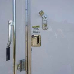 Enclosed Trailer 6'x12' White V-Nose 3,500 lb. Axle Polycore Side -Cheap Trailers Store dsc04450 1 1 2