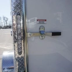 Enclosed Trailer 6'x12' White V-Nose 3,500 lb. Axle Polycore Side -Cheap Trailers Store dsc04453 1 2