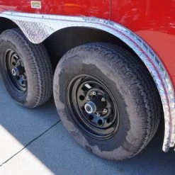 8.5x24 Red Enclosed Trailer (2) 5200lb Axles 7.5 Interior Height -Cheap Trailers Store dsc04469 1 1