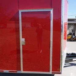 8.5x24 Red Enclosed Trailer (2) 5200lb Axles 7.5 Interior Height -Cheap Trailers Store dsc04478 1 1