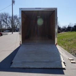 8.5x24 Red Enclosed Trailer (2) 5200lb Axles 7.5 Interior Height -Cheap Trailers Store dsc04482 2 1