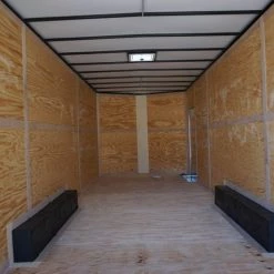 8.5x24 Red Enclosed Trailer (2) 5200lb Axles 7.5 Interior Height -Cheap Trailers Store dsc04487 2 1
