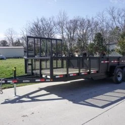 Dump Utility Hybrid Trailer 7'x20' 2 ft Sides Equipment -Cheap Trailers Store dsc05422 2