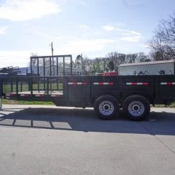 Dump Utility Hybrid Trailer 7'x20' 2 ft Sides Equipment -Cheap Trailers Store dsc05423 2 2