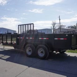 Dump Utility Hybrid Trailer 7'x20' 2 ft Sides Equipment -Cheap Trailers Store dsc05424 2 2