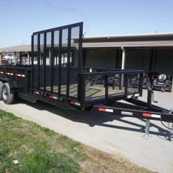 Dump Utility Hybrid Trailer 7'x20' 2 ft Sides Equipment -Cheap Trailers Store dsc05428 4 2