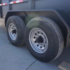 Dump Utility Hybrid Trailer 7'x20' 2 ft Sides Equipment -Cheap Trailers Store dsc05435 1