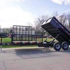 Dump Utility Hybrid Trailer 7'x20' 2 ft Sides Equipment -Cheap Trailers Store dsc05443 3 1