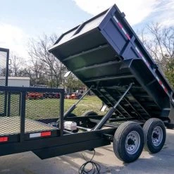 Dump Utility Hybrid Trailer 7'x20' 2 ft Sides Equipment -Cheap Trailers Store dsc05444 1 1