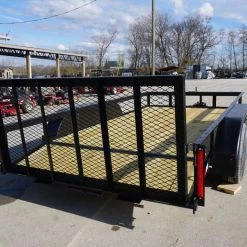 6.4' X 12' Tandem Axle Dovetail Utility Trailer with Gate & Lights -Cheap Trailers Store dsc05525 2 1