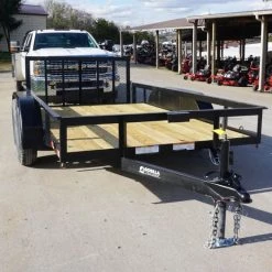 6.4' X 12' Tandem Axle Dovetail Utility Trailer with Gate & Lights -Cheap Trailers Store dsc05527 2 1