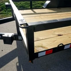 6.4' X 12' Tandem Axle Dovetail Utility Trailer with Gate & Lights -Cheap Trailers Store dsc05529 2 1