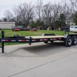 7x20 Equipment Trailer 8" I-Beam (2) 7K Axles Standup Ramps -Cheap Trailers Store dsc05562 1 1