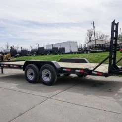 7x20 Equipment Trailer 8" I-Beam (2) 7K Axles Standup Ramps -Cheap Trailers Store dsc05564 2 1