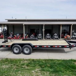 7x20 Equipment Trailer 8" I-Beam (2) 7K Axles Standup Ramps -Cheap Trailers Store dsc05568 2 1