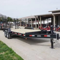 7x20 Equipment Trailer 8" I-Beam (2) 7K Axles Standup Ramps -Cheap Trailers Store dsc05570 2 1