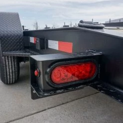 7x20 Equipment Trailer 8" I-Beam (2) 7K Axles Standup Ramps -Cheap Trailers Store dsc05580 2 1