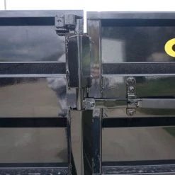 7x16 Telescopic Dump Trailer with 2ft Sides (2) 7K Axles -Cheap Trailers Store dsc05659 3 1